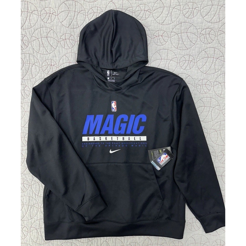 Nike NBA Orlando Magic Spotlight On Court Warm Up Hoodie Men's XL CN3870-010 NEW